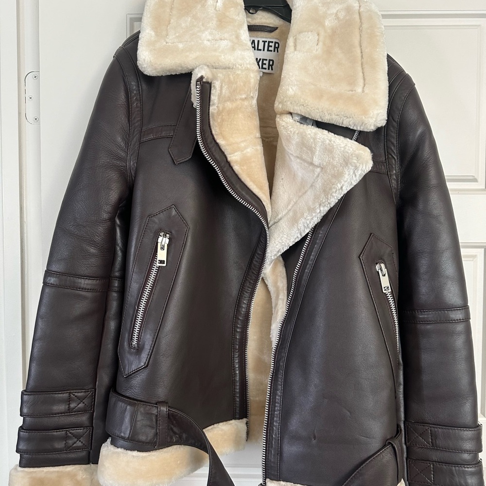 Brown Shearling Jacket